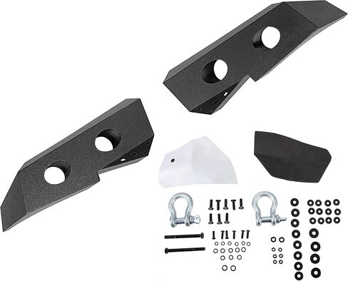 المصد الأمامي ECOTRIC متوافق مع 2007-2013 Chevy Silverado 1500 W/Push Bar 3-Piece Modular -2 حزم in Kuwait
