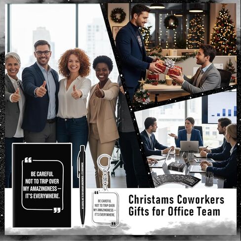 Tenceur 30 Sets Funny Sarcastic Notebooks Snarky Ballpoint Pens and Keychains with Sarcastic Saying Funny Employee Appreciation Gifts for Coworker Staff Team Colleague Nurse Teacher Office in Saudi Arabia