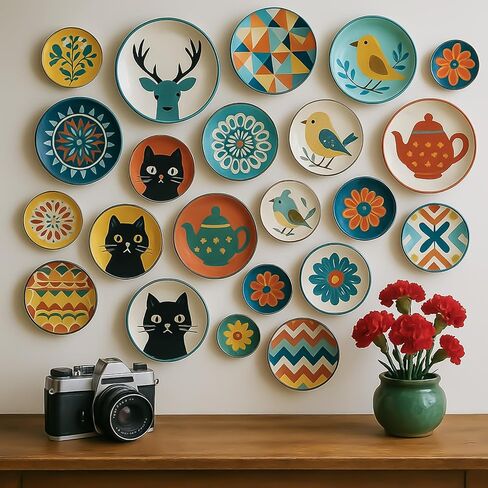 35PCS Adhesive Picture Hangers Picture Hanging Hooks Without Nails Plate Wall Hangers for Display Adhesive Pictures Hooks for Photo Frame Plates and Wall Art - 1.26in in Saudi Arabia