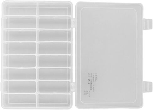 16 Compartment Parts Box Transparent 16 Grids PP Plastic Jewelry Organizer Container Storage Box in Saudi Arabia