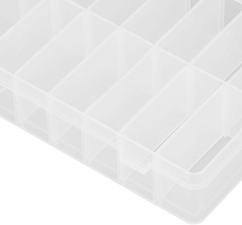 16 Compartment Parts Box Transparent 16 Grids PP Plastic Jewelry Organizer Container Storage Box in Saudi Arabia