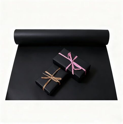 Brown Kraft Wrapping Paper Roll 11.8in x 196.85in Gift Wrap for Flowers DIY Crafts Packing Moving Shipping Gift Wrapping in Saudi Arabia