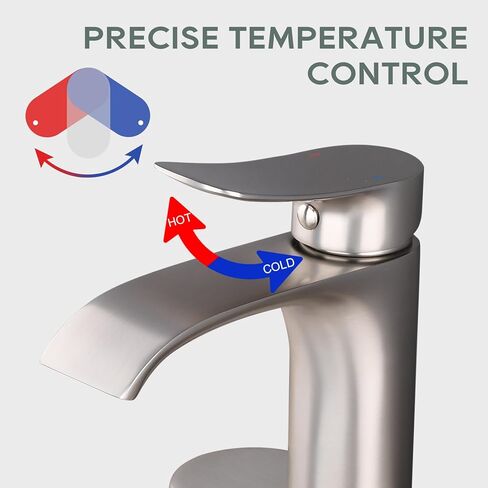 طويل القامة سفينة بالوعة صنبور الحمام شلال صنبور نحى النيكل الانتهاء من مقبض واحد ماتي الأسود الغرور الحمام صنبور حوض خلاط صنبور مع خرطوم إمدادات المياه واستنزاف بالوعة المنبثقة in Kuwait