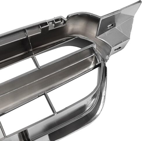 شبكة أمامية HECASA متوافقة مع 2004-2007 Subaru Legacy Bumper Grill فضي + أسود لاستبدال 91121AG12B SU1200129 91121AG010 in Saudi Arabia