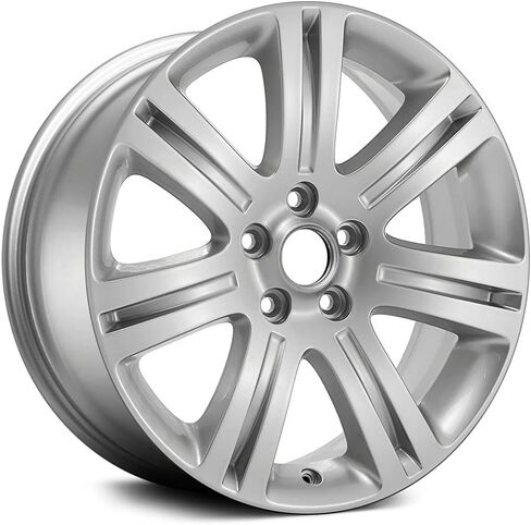 18 Alloy Wheel - 7 I-Spoke Silver Rim | 18x7, 5x114.3 Bolt Pattern, 40mm Offset | Compatible with 2010 Chrysler Sebring | 2011-2013 Chrysler 200 Sedan in Saudi Arabia