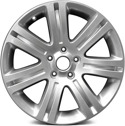 18 Alloy Wheel - 7 I-Spoke Silver Rim | 18x7, 5x114.3 Bolt Pattern, 40mm Offset | Compatible with 2010 Chrysler Sebring | 2011-2013 Chrysler 200 Sedan in Saudi Arabia