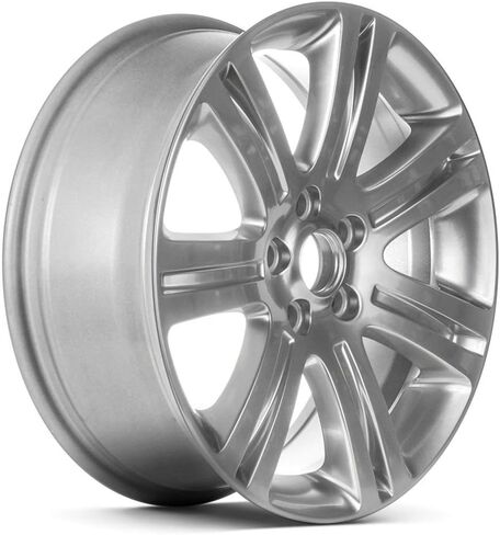 18 Alloy Wheel - 7 I-Spoke Silver Rim | 18x7, 5x114.3 Bolt Pattern, 40mm Offset | Compatible with 2010 Chrysler Sebring | 2011-2013 Chrysler 200 Sedan in Saudi Arabia