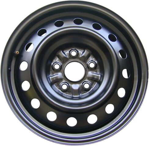 16x6.5 Steel Wheel Rim 16-Hole Black - Factory Restored Compatible With Toyota Sienna 2004-2008 - Exact Fit - Direct Replacement in Saudi Arabia