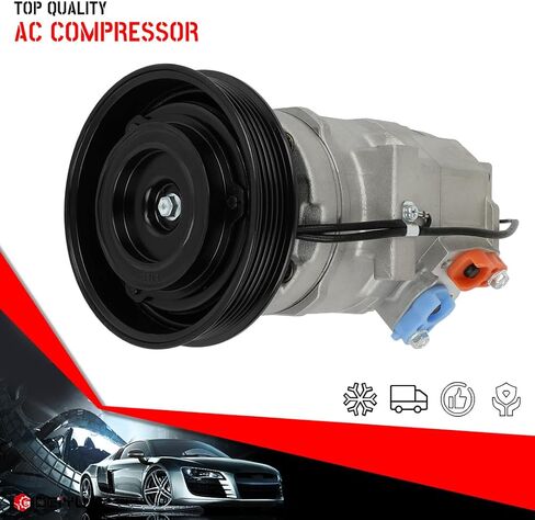 ضاغط مكيف الهواء Cciyu للسيارة 2001-2002 لسيارة Honda Accord 3.0L، ضاغط تكييف الهواء مع قابض 6 أخاديد 38810P8EA01 in Saudi Arabia