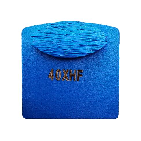 Globaldragon 9 Pcs Pro REDICLOCK Diamond Grinding Shoes Extra Soft Bond for Hard Floor (Grit Optional), Husqvarna Machine (25 Grit - 2 Rectangle Segment XS Floor), Metallic Blue (RL1) in Saudi Arabia