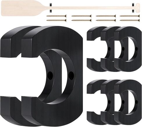 Wooden Paddle Holder Paddle Hangers Paddle Wall Racks Paddle Storage Keeper Hanging Oar Wall Decor Paddle Board Accessories for Kayak Sup Canoe Dragon Boat Paddles in Kuwait