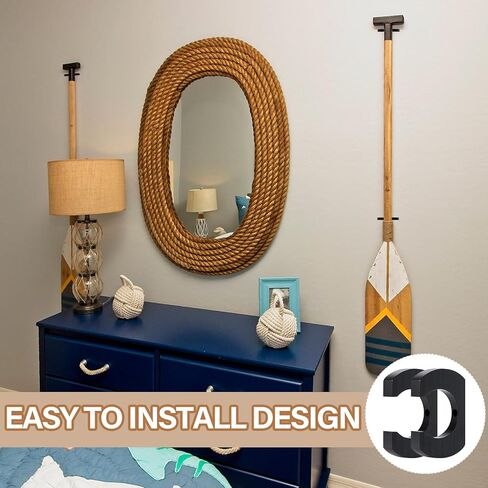 Wooden Paddle Holder Paddle Hangers Paddle Wall Racks Paddle Storage Keeper Hanging Oar Wall Decor Paddle Board Accessories for Kayak Sup Canoe Dragon Boat Paddles in Kuwait