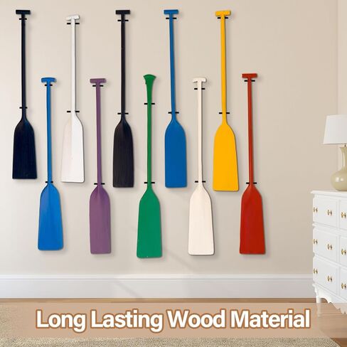 Wooden Paddle Holder Paddle Hangers Paddle Wall Racks Paddle Storage Keeper Hanging Oar Wall Decor Paddle Board Accessories for Kayak Sup Canoe Dragon Boat Paddles in Kuwait