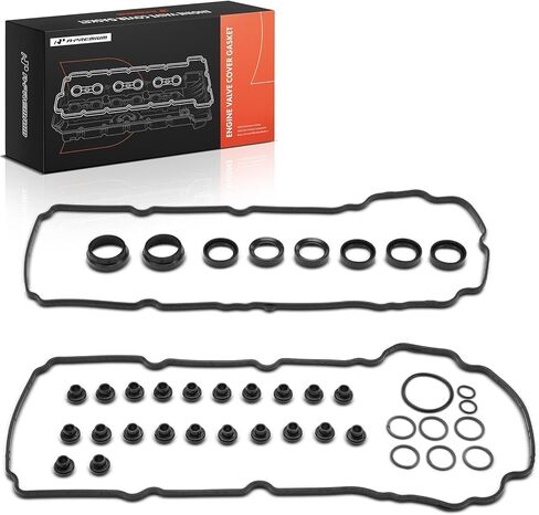 A-Premium Engine Valve Cover Gasket Set Compatible with Ford, Mazda, Lincoln & Mercury Models - Fusion 2010, Edge 2007-2010, Taurus X 2008-2009, Taurus, Flex, 6, CX-9, MKZ, MKX, MKS, MKT, Sable in Saudi Arabia
