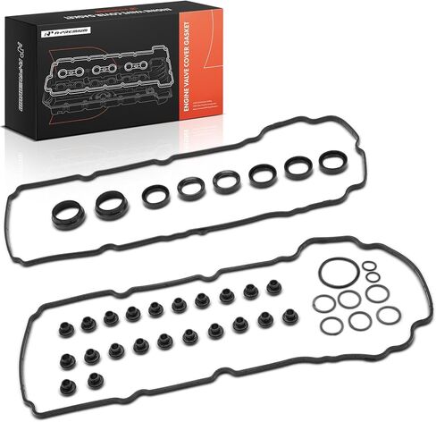 A-Premium Engine Valve Cover Gasket Set Compatible with Ford, Mazda, Lincoln & Mercury Models - Fusion 2010, Edge 2007-2010, Taurus X 2008-2009, Taurus, Flex, 6, CX-9, MKZ, MKX, MKS, MKT, Sable in Saudi Arabia