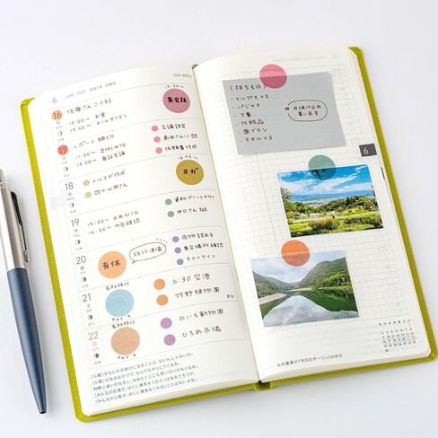 Hobonichi Techo Accessories – TSUKI no IRO: Transparent Dot Stickers (15mm) in Saudi Arabia