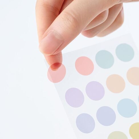 Hobonichi Techo Accessories – TSUKI no IRO: Transparent Dot Stickers (15mm) in Saudi Arabia