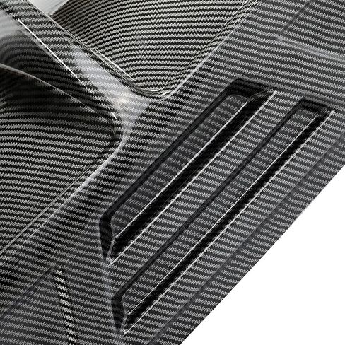 HECASA Rear Bumper Diffuser Compatible with 2016-2019 Nissan Altima Lower Bumper Lip Spoiler Splitter Shark Fins Valance Carbon Fiber Color Plastic ABS in Saudi Arabia
