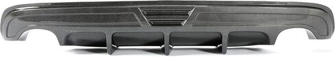 HECASA Rear Bumper Diffuser Compatible with 2016-2019 Nissan Altima Lower Bumper Lip Spoiler Splitter Shark Fins Valance Carbon Fiber Color Plastic ABS in Saudi Arabia