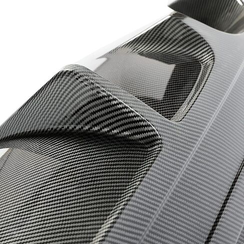 HECASA Rear Bumper Diffuser Compatible with 2016-2019 Nissan Altima Lower Bumper Lip Spoiler Splitter Shark Fins Valance Carbon Fiber Color Plastic ABS in Saudi Arabia