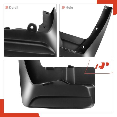 A-Premium Set of 4PCS Mud Flaps Splash Guards Mudguards Mudflaps with Hardware Kits Accessory Compatible with Lexus ES350, 2007-2012, Sedan, Black Color, Front and Rear (Driver & Passenger Sides) in Saudi Arabia