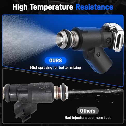 JERBOR Fuel Injector 25377440 Fit for CFMOTO Cforce 800 800 XC, for Uforce 800, for Zforce 800 Trail 800XC EX X8 Z8 Sport Replace 0800-171000 (4 Holes) in Saudi Arabia