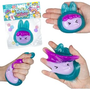ORB Tabalicious Snarkies TABA Squishy Bunny Cutie Toy - Fun Halloween TABA Squishy Toys - Cute Soft, Sticky Purple Hair Bunny Animal Squishies - Kawaii Sensory Fidget Toys for Kids and Adult in Kuwait