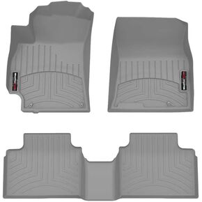 Weathertech Custom Fit FloorLiners for Kia k4-1st & 2nd Row (441909-1-2), Black in Saudi Arabia