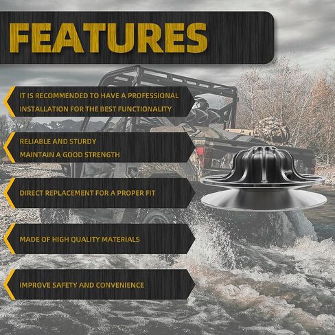 Dasbecan 1323450 ترقية قابض المحرك الثانوي المتوافق مع 2019-2020 Polaris Ranger 1000 XP Crew Cab 2018-2020 Polaris Ranger 1000 XP Single Cab استبدال # 1323451 1323564 in Saudi Arabia