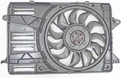Radiator and Condenser Fan Assembly with One Big Fan - Engine Cooling Fan | Dual Radiator Fan Unit | Compatible with 2021-2022 Chevrolet Malibu in Saudi Arabia