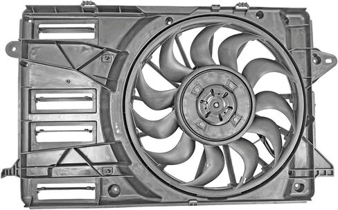 Radiator and Condenser Fan Assembly with One Big Fan - Engine Cooling Fan | Dual Radiator Fan Unit | Compatible with 2021-2022 Chevrolet Malibu in Saudi Arabia