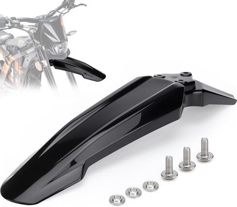 Front Fender for SurRon Light Bee X/S/Segway X160 X260, Dirt Bike Mudguard Mud Guard for Off-Road Electric Motorcycle, Black Plastic Front Fender (Not Fits RST Fork) in Saudi Arabia