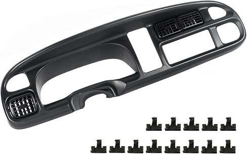 DashBoard Bezel Cover for 1998-2001 Dodge Ram 1500 2500 3500 Replacement for 5GK51DX9AA 5EU11DX9AB 998-15163 in Saudi Arabia