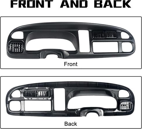 DashBoard Bezel Cover for 1998-2001 Dodge Ram 1500 2500 3500 Replacement for 5GK51DX9AA 5EU11DX9AB 998-15163 in Saudi Arabia