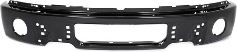 KUAFU 3Pcs Front Bumper Face Bar Compatible with 2009-2014 Ford F150 F-150 With Fog Light Holes 9L3Z17757DPTM FO1002413 Steel Electrophoresis Black Replacement Only Unassembled in Saudi Arabia