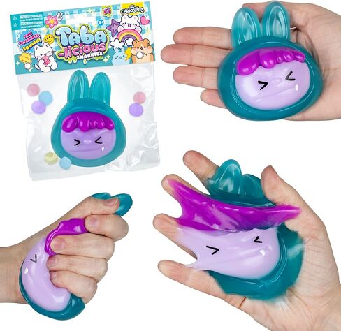 ORB Tabalicious Snarkies TABA Squishy Bunny Cutie Toy - Fun Halloween TABA Squishy Toys - Cute Soft, Sticky Purple Hair Bunny Animal Squishies - Kawaii Sensory Fidget Toys for Kids and Adult in Kuwait