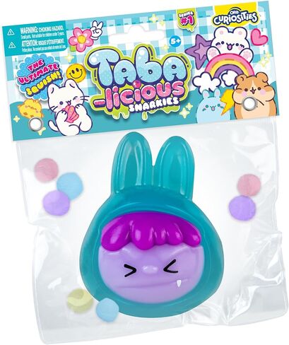 ORB Tabalicious Snarkies TABA Squishy Bunny Cutie Toy - Fun Halloween TABA Squishy Toys - Cute Soft, Sticky Purple Hair Bunny Animal Squishies - Kawaii Sensory Fidget Toys for Kids and Adult in Kuwait
