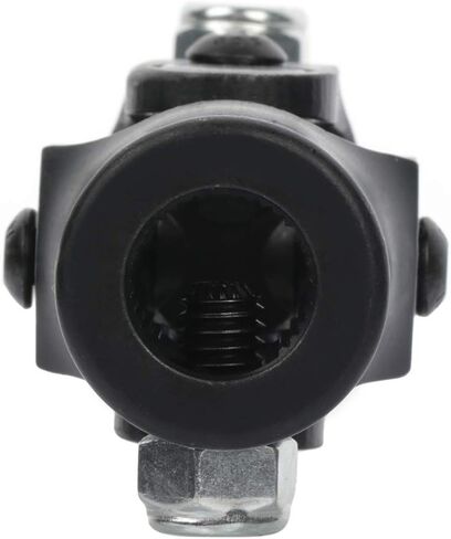 SCITOO U-Joint Steering 5/8"-36 Spline X 3/4" DD Single Steering Shaft U Joint Coupler Black Universal Coupling in Saudi Arabia