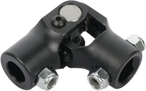SCITOO U-Joint Steering 5/8"-36 Spline X 3/4" DD Single Steering Shaft U Joint Coupler Black Universal Coupling in Saudi Arabia