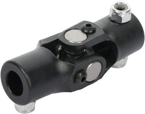 SCITOO U-Joint Steering 5/8"-36 Spline X 3/4" DD Single Steering Shaft U Joint Coupler Black Universal Coupling in Saudi Arabia