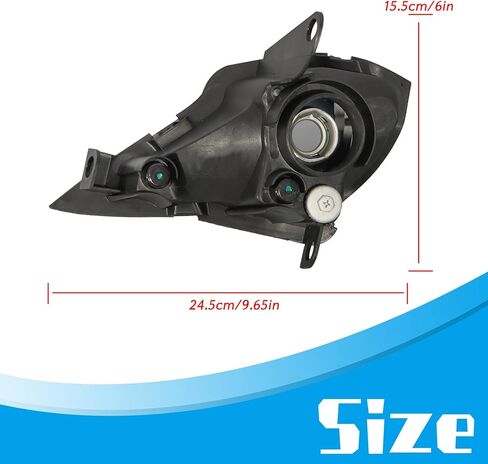 Right Side Headlight Housing Replacement for Yamaha Wolverine Raptor YFZ450 Replacement for 5TG843100300 in Saudi Arabia