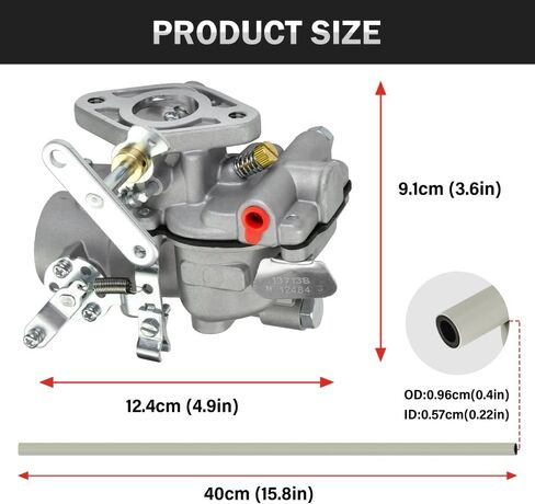13713B Carburetor With Accessories Compatible with Lincoln Welder SA-200 SA -250 F162 F163 With Solenoid Type Replace 13713 in Saudi Arabia