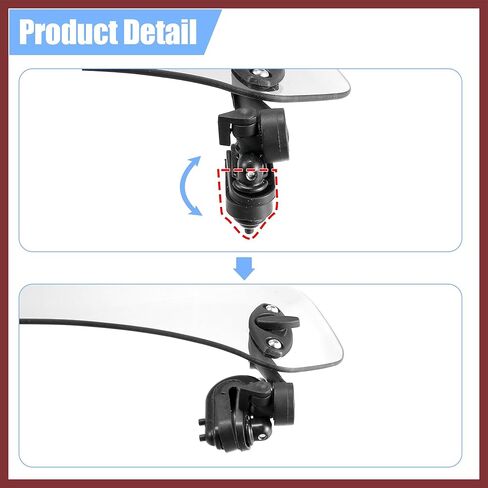 28.5cm Motorcycle Windshield Motorcycle Wind Deflector Clear Lens Adjustable Clip Windshield Extension Universal Fit for Most Motorcycle Scooter Replace Parts in Saudi Arabia