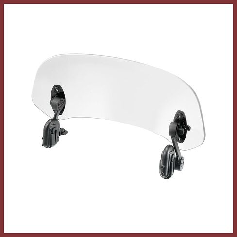 28.5cm Motorcycle Windshield Motorcycle Wind Deflector Clear Lens Adjustable Clip Windshield Extension Universal Fit for Most Motorcycle Scooter Replace Parts in Saudi Arabia