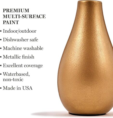 Martha Stewart Metallic Acrylic Craft Paint, Brushed Bronze, 8 oz in Saudi Arabia