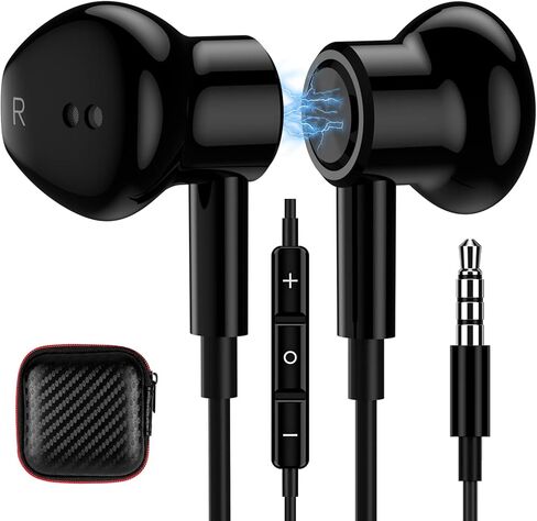 سماعات رأس USB C لهاتف iPhone 15 Pro Max Galaxy S20 FE S23 مع خاصية إلغاء الضوضاء من النوع C سماعة رأس سلكية مغناطيسية في الأذن مع ميكروفون سماعات أذن استريو لهاتف Samsung S21 S22 A53 A54 Z Flip 5 Pixel 6 7 6a 7a 8 in Kuwait