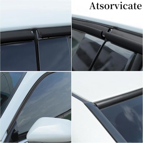 Automobile drip Guide Rail Water Drain Channel car Window rain Deflector Silicone Gel car Window Trim, Suitable for Cars, SUVs, MPVs, Pickup Trucks, RVs, and Yachts, etc. (Silver, 20,2feet) in Saudi Arabia