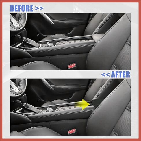 ACROPIX Black Faux Leather Armrest Protector Cover Pad Replacement for Mazda 6 2014-2018 Black Stitches Car Parts in Saudi Arabia