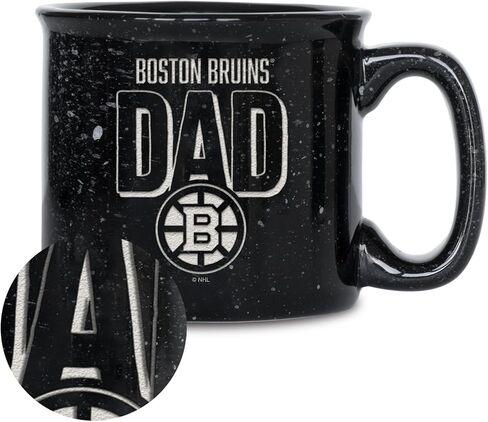 Rico Industries NHL Hockey Dad 12oz Laser Engraved Campfire Mug in Saudi Arabia