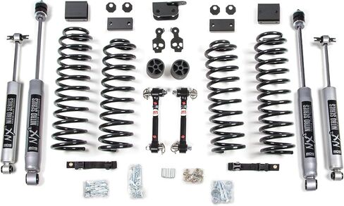 BDS1413H | 4.5 Inch Full Suspension Lift Kit (Front & Rear) | NX2 Nitro Shocks Disconnects | Compatible with Jeep Wrangler JK (07-11) 4-Door in Saudi Arabia
